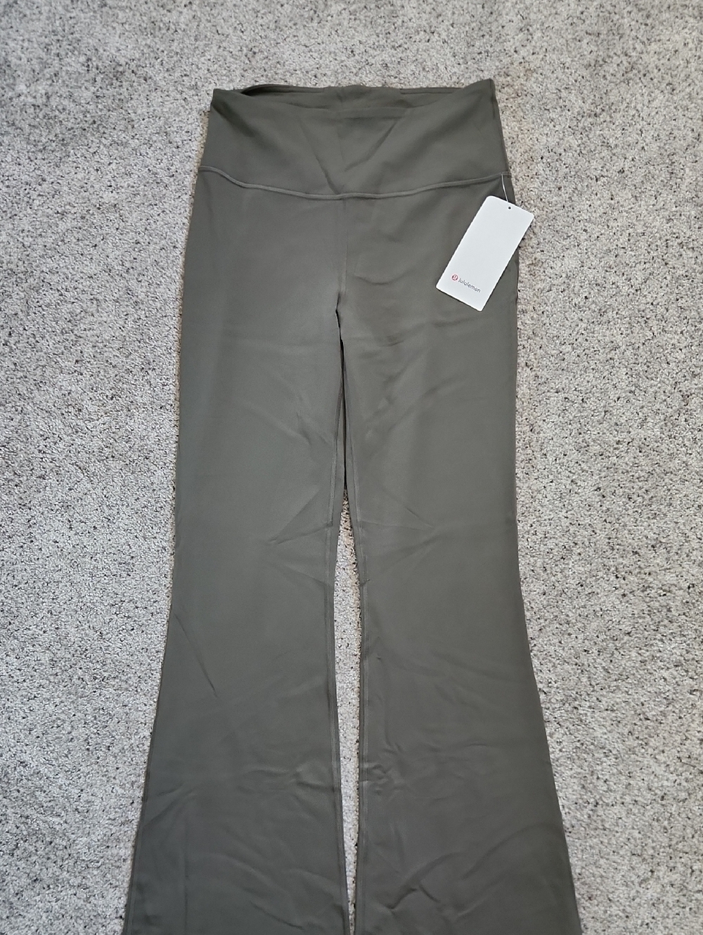 lululemon athletica Olive High-Rise Flare Yoga Pants